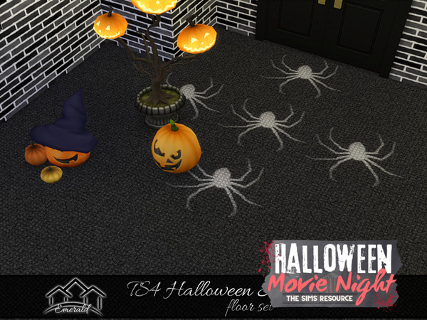 Sims 4 — TS4 Halloween Season 2024 floor1 by Emerald — TS4 Happy Halloween Season 2024! (floor set)