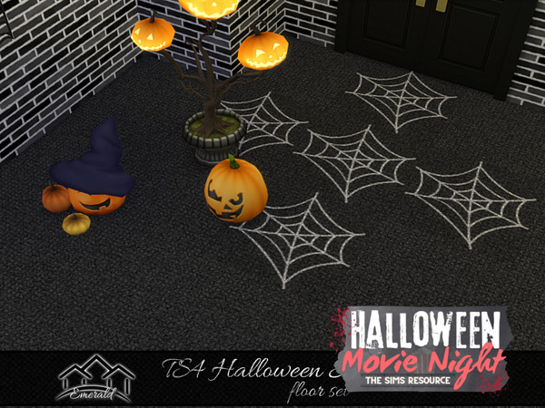 Sims 4 — TS4 Halloween Season 2024 floor2 by Emerald — TS4 Happy Halloween Season 2024! (floor set)