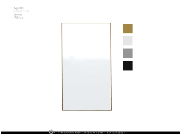 Sims 4 — Apollo - glass partition MW by Severinka_ — A set of furniture and decor for a bathroom in a modern style. For