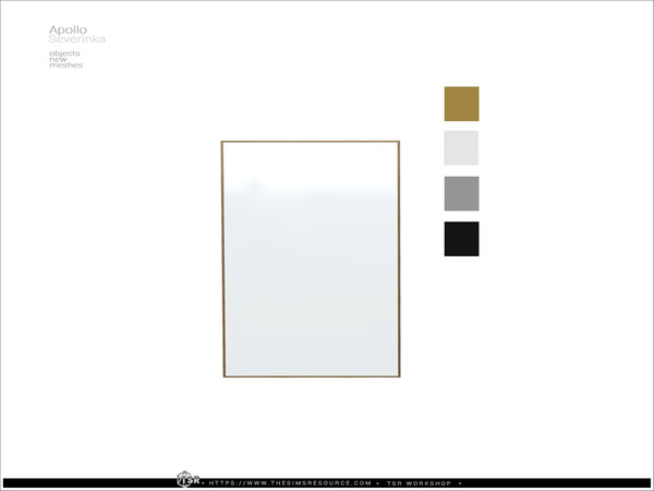 Sims 4 — Apollo - glass partition SW by Severinka_ — A set of furniture and decor for a bathroom in a modern style. For