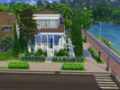 Sims 4 — Courtyard Lane 12 by gredsuke2 — Classical but wealthy home for your grandmas and grandpas