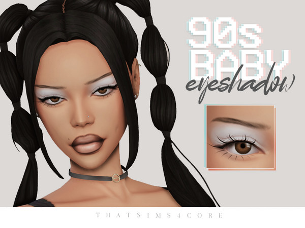 Sims 4 — 90s baby - eyeshadow by thatsims4core — hq compatible, base game compatible