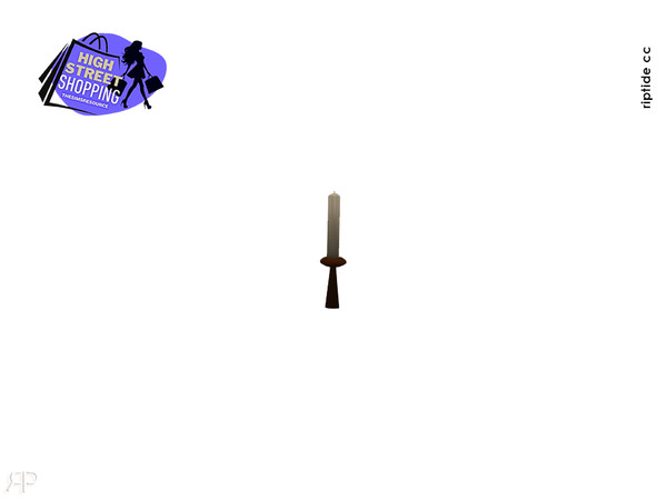 Sims 4 — Riptide-CC Serene Harmony Collection Decorative Candle by Riptidecc — The Serene Harmony Collection invites you