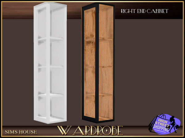 Sims 4 — [Sims House] RIGHT END CUPBOARD | WARDROBE by Sims_House — WARDROBE
