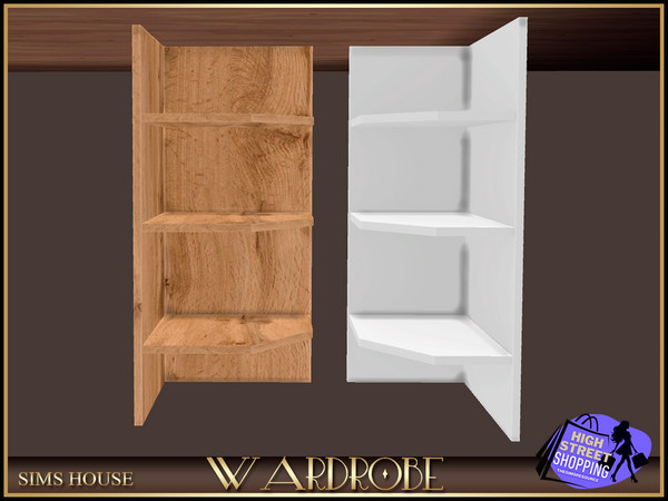 Sims 4 — [Sims House] CORNER CUPBOARD | WARDROBE by Sims_House — WARDROBE