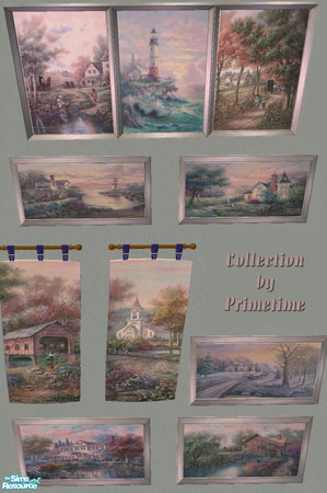 Sims 2 — Primetime's Carl Valente Prints by Primetime024 — This is a collection of prints done by the talented Carl