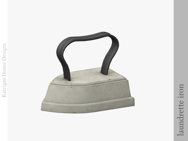 Sims 4 — Laundrette Vintage Iron by kerriganhouse — Decor vintage laundry set with seven clutter pieces.