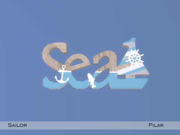 Sims 4 — Pilar Sailor Deco1 by Pilar — Bedroom and games for little sailors