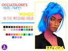 Sims 4 — EF0526 - WINGS Recolor by rachirdsims — Recolored in The Witching Hour palette. 24 shades similar to EA's base
