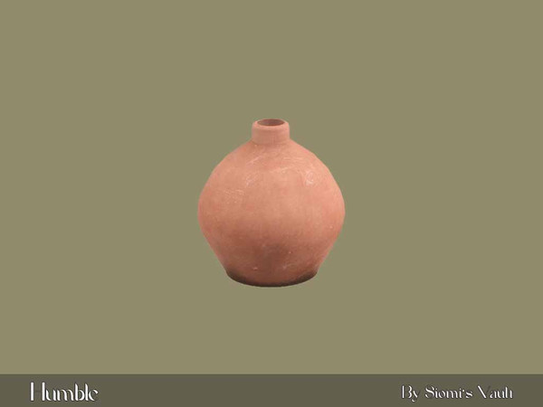 Sims 4 — Humble - Vase #02 by siomisvault — I like this set it's modern a mix of rustic I'm not sure but I like it so I