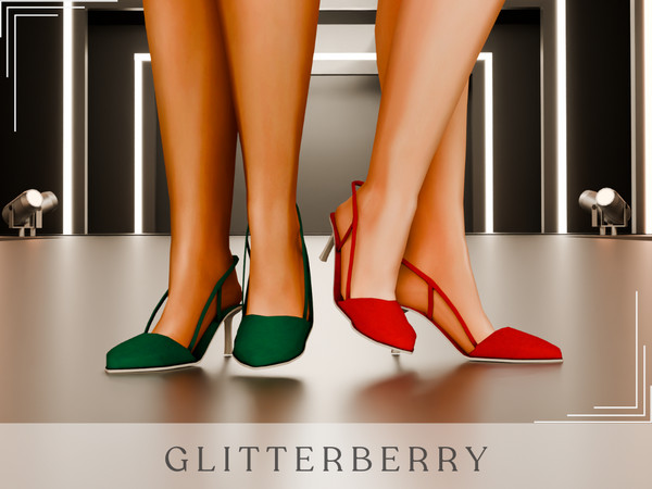 Sims 4 — Sleek Heels by Glitterberryfly — A stunning pair of sleek heels. Comes in multiple colours