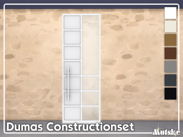 Sims 4 — Dumas Deco Door Glass by Mutske — The thermally efficient Window System is designed for both residential and