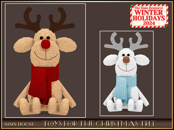 Sims 4 — [Sims House ] DEER TOY | TOYS FOR THE CHRISTMAS TREE by Sims_House — TOYS FOR THE CHRISTMAS TREE
