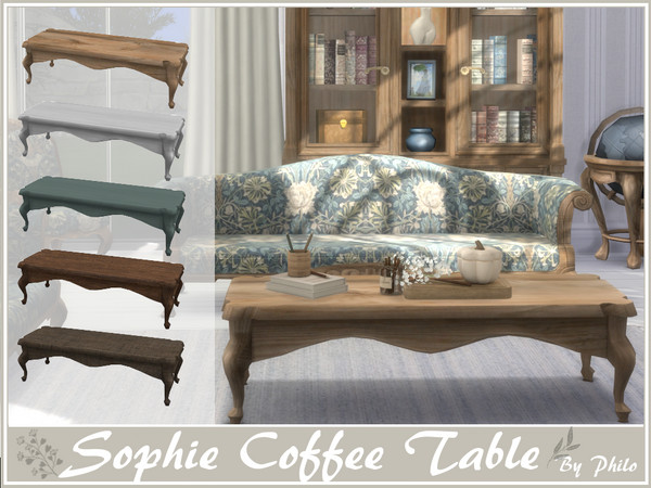 Sims 4 — Philo_Sophie Coffee Table by philo — This set inludes :