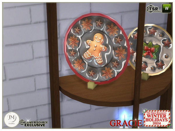 Sims 4 — winter holidays 2024 gracie big plate1 by jomsims — For our Winter Holidays 2024 collection, discover the Gracie