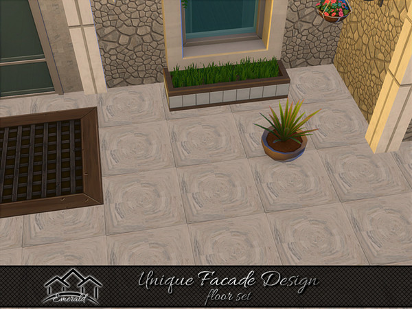 Sims 4 — Unique Facade Design floor3 by Emerald — Discover the beauty of innovation with unique facade design.(floor set)