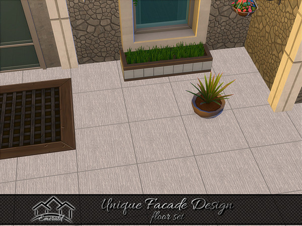 Sims 4 — Unique Facade Design floor4 by Emerald — Discover the beauty of innovation with unique facade design.(floor set)