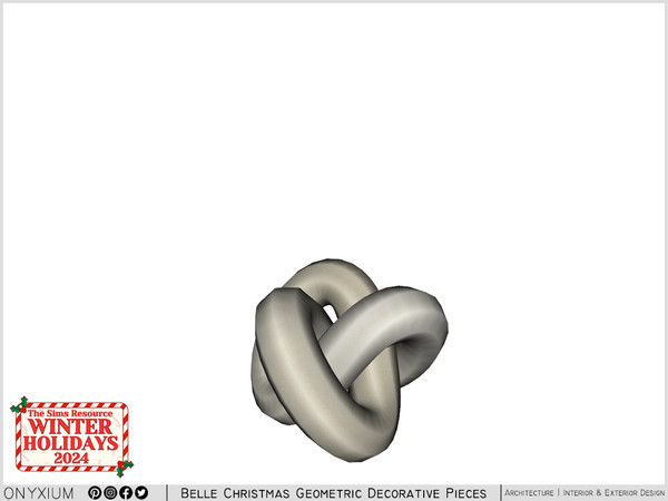 Sims 4 — Belle Decor With Infinite Loop by Onyxium — Onyxium@TSR Design Workshop Christmas Collection - Belong To The