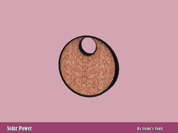 Sims 4 — Solar Power - Bag by siomisvault — Hello out there! Lets start 2025 with Solar Power all the power we can get!