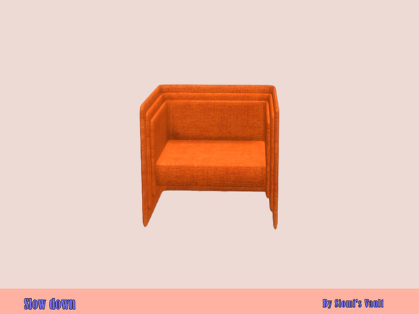 Sims 4 — Slow down - Chair by siomisvault — Slow Down set one of my colorful sets for you! Hope you like it. Thank you so