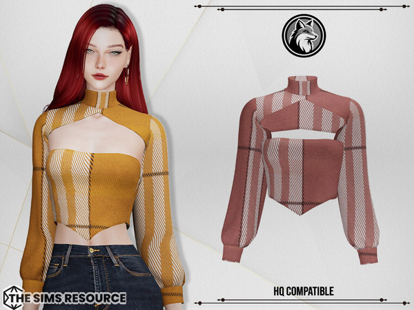 Sims 4 — Jay Top by ForLima — 4 Colors