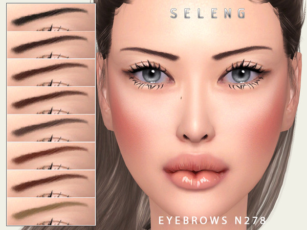 Sims 4 — Eyebrows N278 by Seleng — The eyebrows has 21 colours and HQ compatible. Allowed for teen, young adult, adult