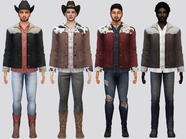Sims 4 — Country Wool Jacket by McLayneSims — TSR EXCLUSIVE