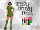 Sims 4 — Breezy T-Shirt Dress by SiimplyJessica — Just a simple T shirt dress compatible with Pancake1's sliders. If you