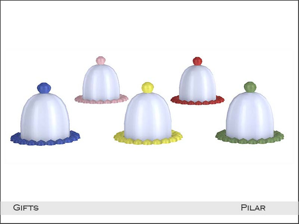 Sims 4 — Pilar Gifts Deco1 by Pilar — Vibrant Color Gifts for the Home