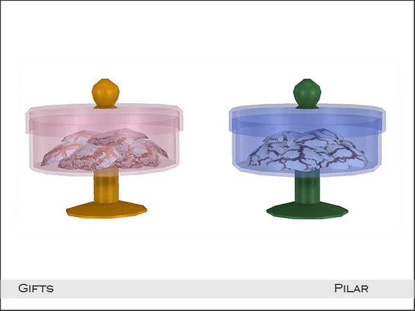Sims 4 — Pilar Gifts Deco2 by Pilar — Vibrant Color Gifts for the Home