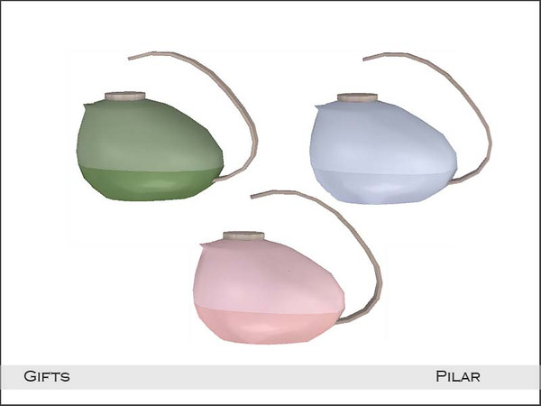Sims 4 — Pilar Gifts Kettle by Pilar — Vibrant Color Gifts for the Home