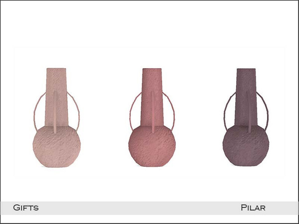 Sims 4 — Pilar Gifts Vase3 by Pilar — Vibrant Color Gifts for the Home