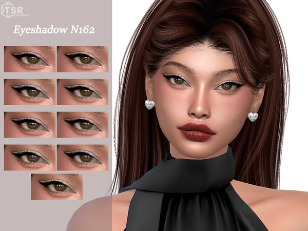 Sims 4 — Eyeshadow N162 by Layla — Previews were made using HQ Mod