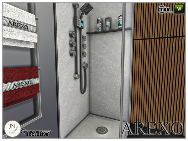 Sims 4 — Arexo shower by jomsims — Here is the Arexo bathroom,