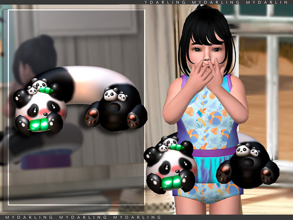 Sims 4 — panda frog float accessory by Mydarling20 — new mesh