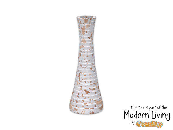 Sims 4 — Comiko Modern Living Room Big Vase by Comiko — Hi! Part 1 - Modern Living Set is base game compatible and