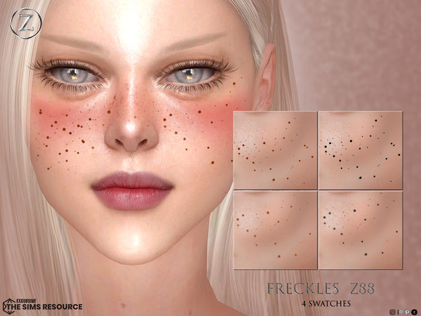 Sims 4 — FRECKLES Z88 by ZENX — Base Game