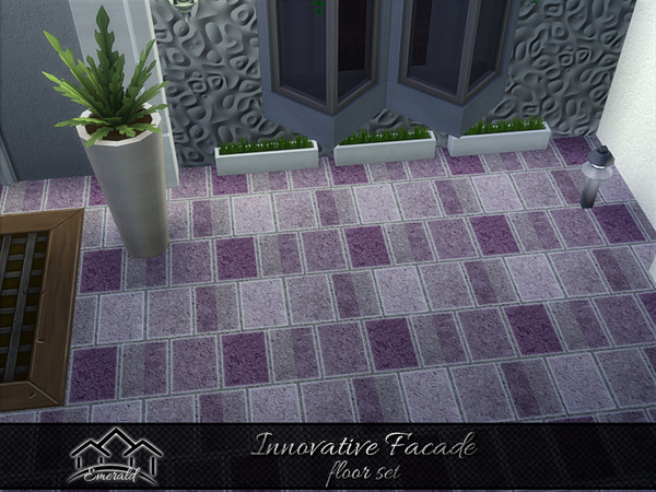 Sims 4 — Innovative Facade floor1 by Emerald — Discover the beauty of innovation facade to add a touch of elegance to