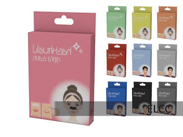 Sims 4 — Bathroom Essentials: Pore Strip by ELCC — Bathroom Essentials: Part I A bathroom organizer with 10 different