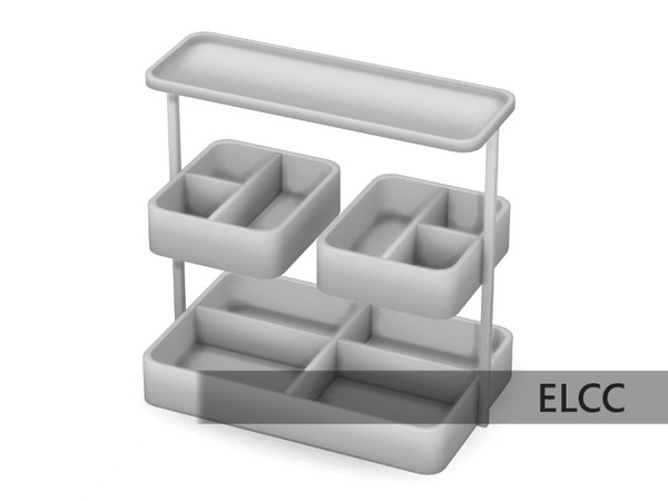 Sims 4 — Bathroom Essentials: Organizer by ELCC — Bathroom Essentials: Part I A bathroom organizer with 10 different