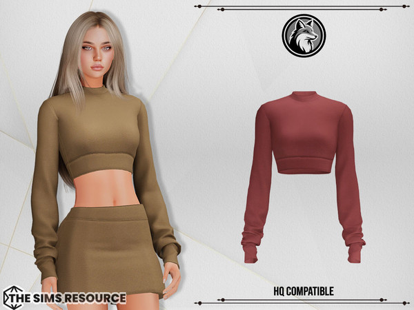 Sims 4 — Jay Set Top by ForLima — 8 Colors