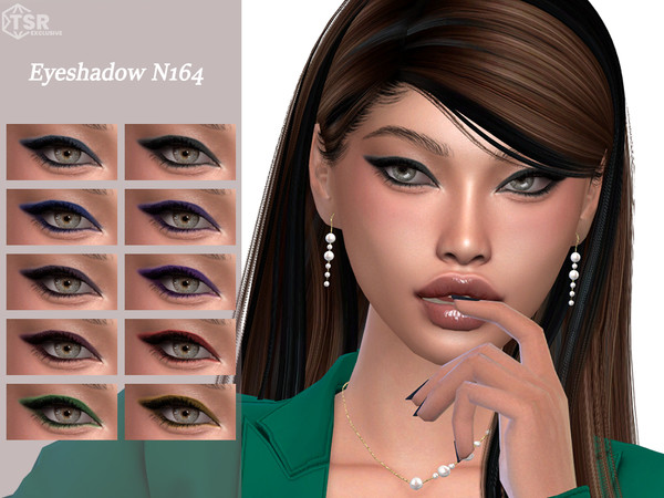 Sims 4 — Eyeshadow N164 by Layla — Previews were made using HQ Mod
