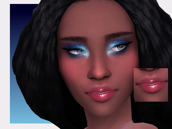 Sims 4 — Midwinter Lipgloss by Sagittariah — base game compatible, 6 swatches, properly tagged, enabled for all occults,