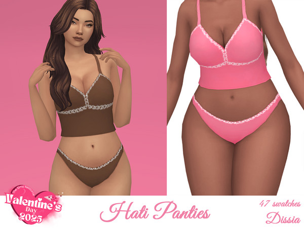 Sims 4 — Hati Panties by Dissia — Low waist panties