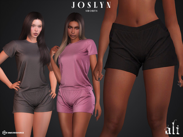 Sims 4 — JOSLYN shorts by ali1 — Shorts