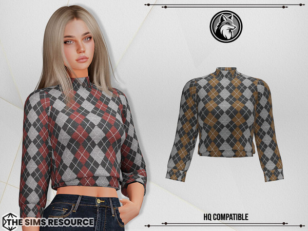 Sims 4 — Anna Sweater by ForLima — 6 Colors