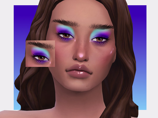 Sims 4 — Sleeping Sun Eyeshadow by Sagittariah — base game compatible, 6 swatches, properly tagged, enabled for all