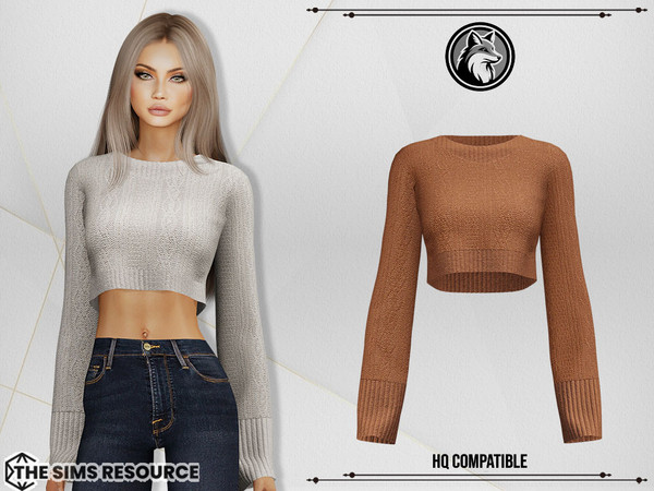 Sims 4 — Clarisse Top by ForLima — 6 Colors