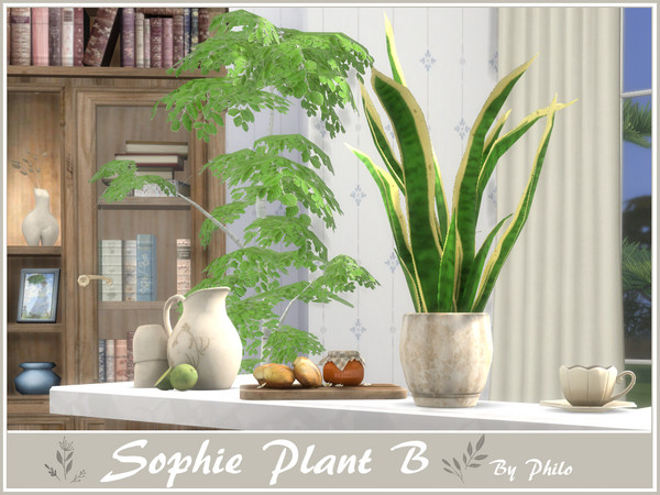 Sims 4 — Philo_Sophie Plant 2 by philo — This set will give your country houses a cottagecore aesthetic: refined and