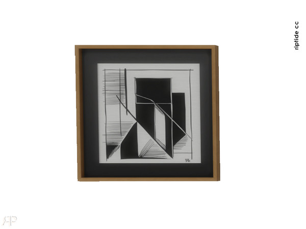 Sims 4 — Riptide-CC Gallery Reverie Collection Paint Industrial Edge by Riptidecc — Transform your walls into a gallery